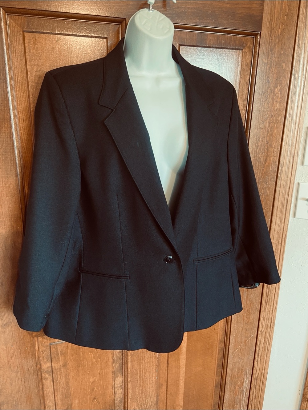 Vintage Levi’s Bend Over Plus Collection single button blazer business Size 18